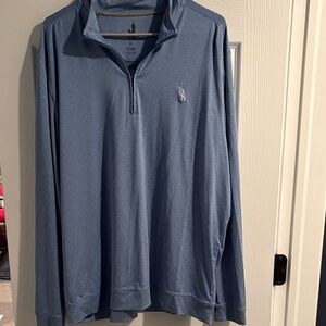 johnnie-O Heathered Blue Tee